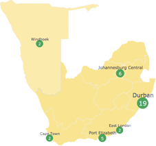 South African map